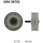 SKF Umlenk-/Führungsrolle, Keilrippenriemen
